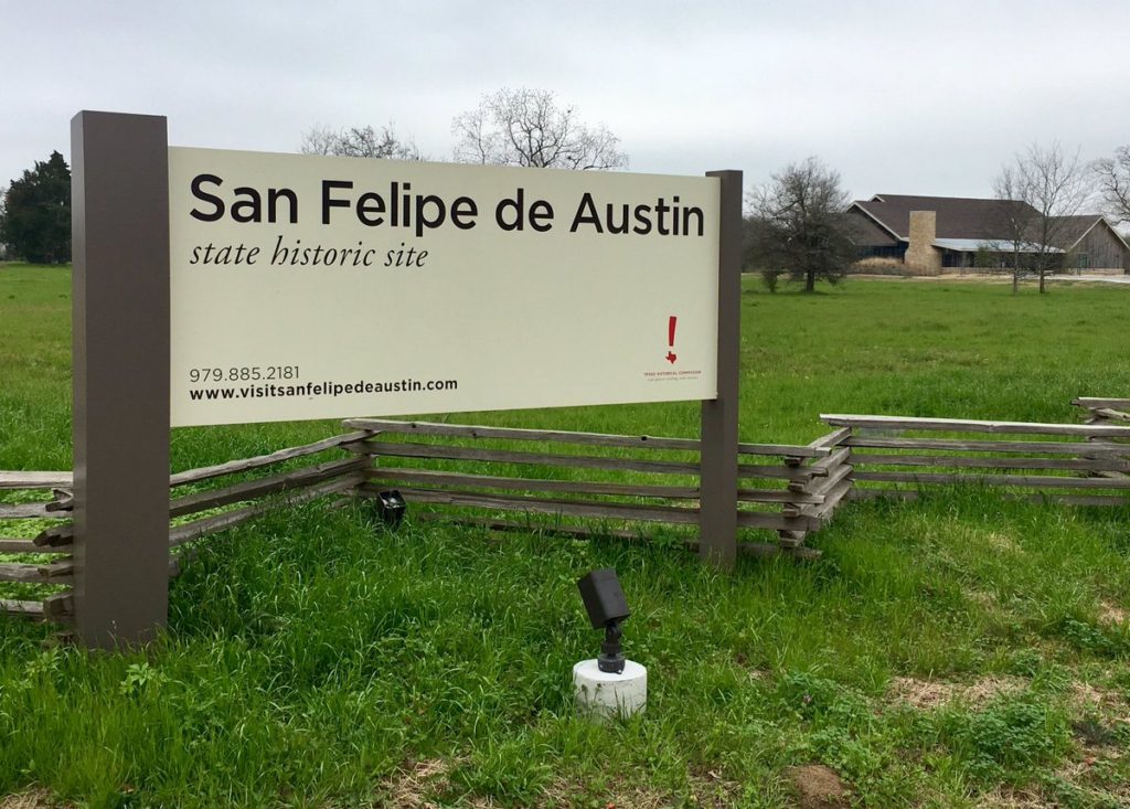 Stephen F. Austin Park, Texas archeological site, Texas History, Stephen F. Austin,