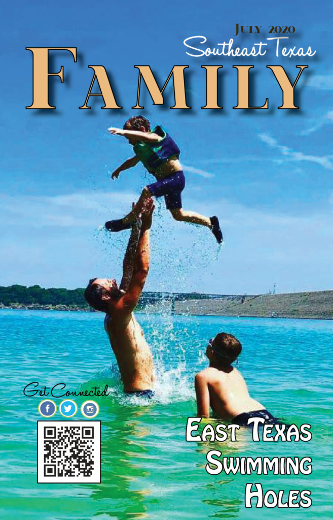 SETX Family Magazine, swimming holes East Texas, activities Golden Triangle, SETX family events, camping Lufkin