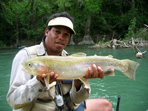 rainbow trout fishing New Braunfels, brown trout fishing Guadalupe River, trout fishing Comal, fishing San Marcos,