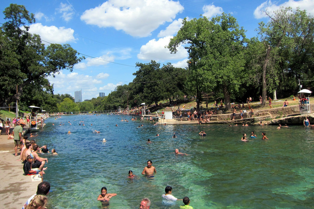 where to swim Austin, favorite swimming locations Texas, family road trip planner Texas,