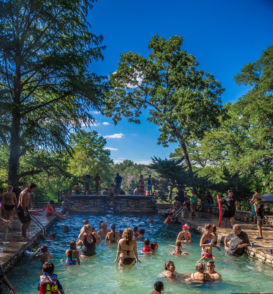 swimming trips Texas, family road trips Central TX, vacation guide Texas, Krause Springs swimming hole,